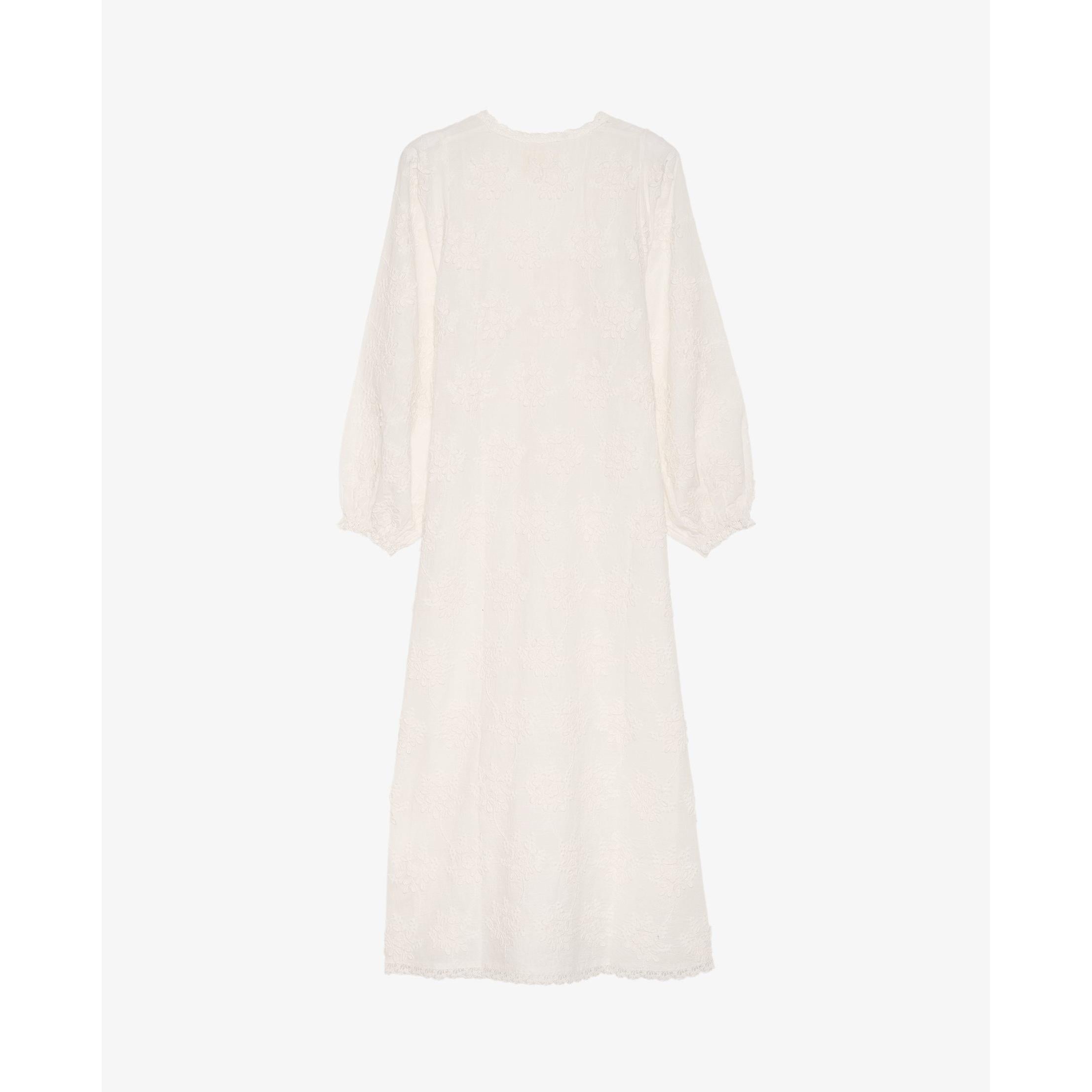 Sissel Edelbo, Delphine Dress, Off White-Sissel Edelbo-Minlillebutik.dk