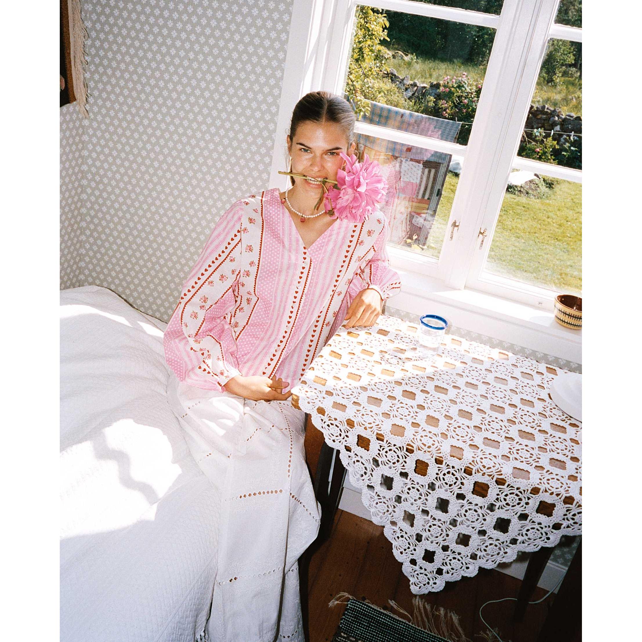 Sissel Edelbo, Ea Shirt, Rose-Sissel Edelbo-Minlillebutik.dk