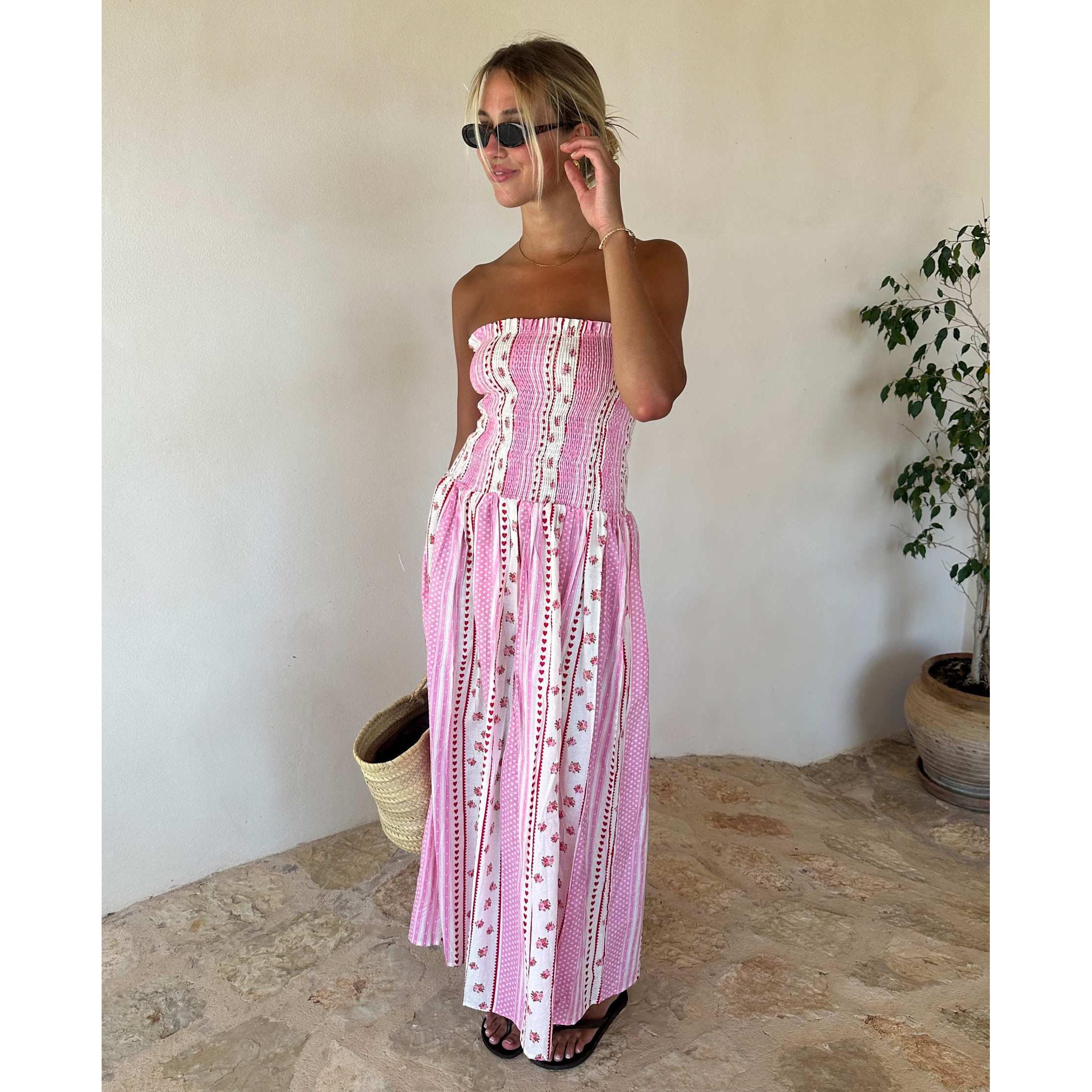 Sissel Edelbo, Jess Dress, Rose-Sissel Edelbo-Minlillebutik.dk