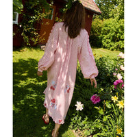 Sissel Edelbo, Kamal Dress, Pink Checks-Sissel Edelbo-Minlillebutik.dk