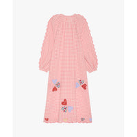 Sissel Edelbo, Kamal Dress, Pink Checks-Sissel Edelbo-Minlillebutik.dk