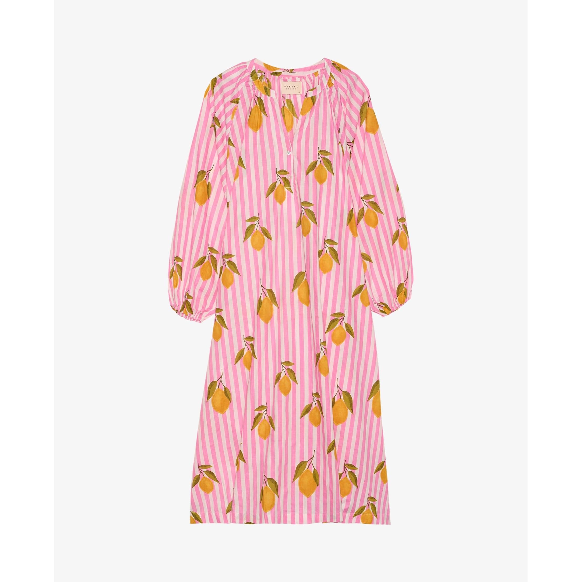 Sissel Edelbo, Lara Dress, Pink Lemons-Sissel Edelbo-Minlillebutik.dk
