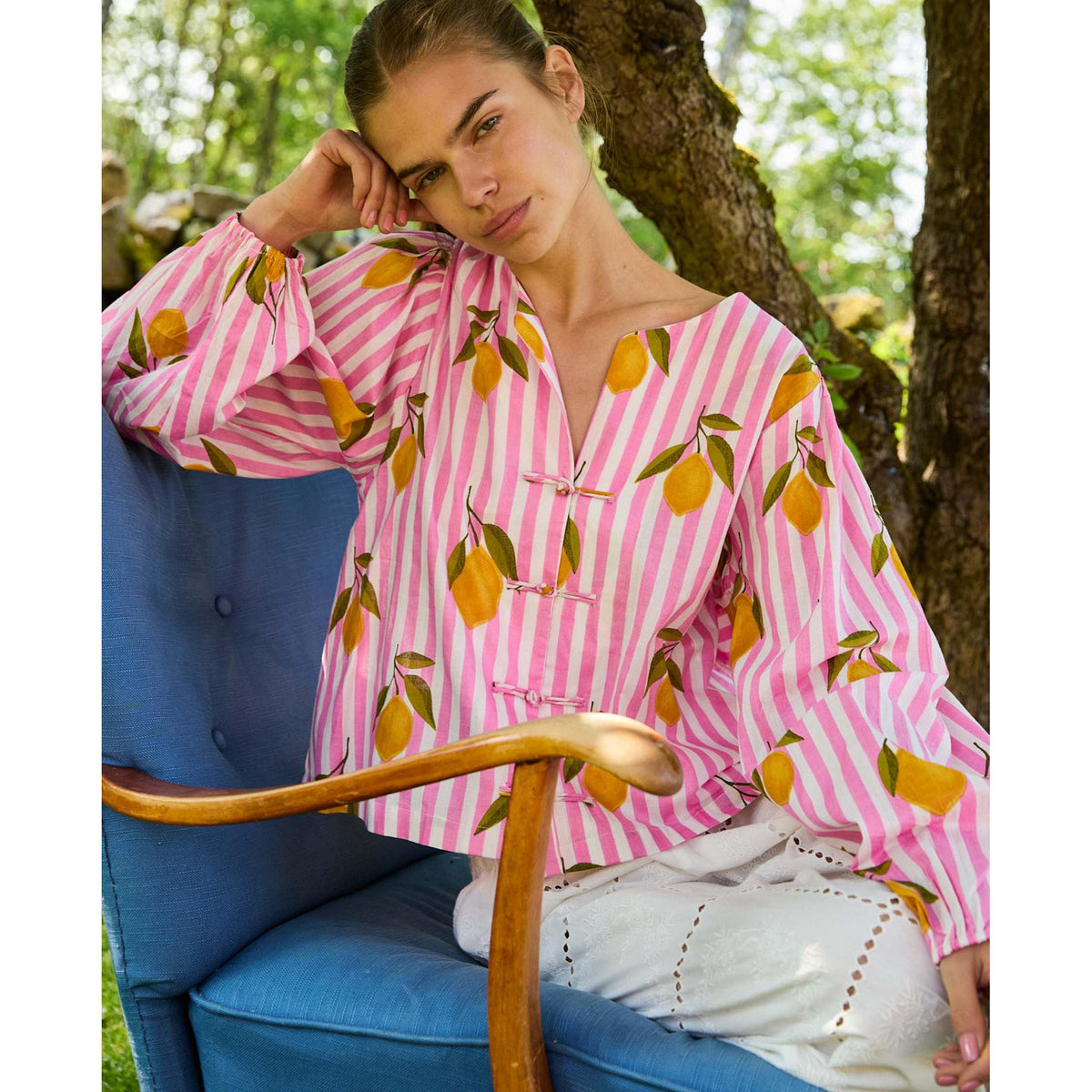 Sissel Edelbo, Limone Top, Pink Lemons-Sissel Edelbo-Minlillebutik.dk