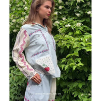 Sissel Edelbo, Louise Shirt, Baby Blue-Sissel Edelbo-Minlillebutik.dk