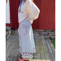 Sissel Edelbo, Louise Skirt, Baby Blue-Sissel Edelbo-Minlillebutik.dk