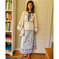 Sissel Edelbo, Louise Skirt, Baby Blue-Sissel Edelbo-Minlillebutik.dk