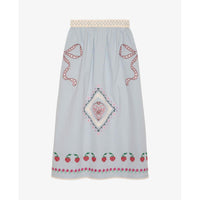 Sissel Edelbo, Louise Skirt, Baby Blue-Sissel Edelbo-Minlillebutik.dk