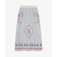 Sissel Edelbo, Louise Skirt, Baby Blue-Sissel Edelbo-Minlillebutik.dk