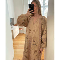 Sissel Edelbo, Mila Dress, Beige-Sissel Edelbo-Minlillebutik.dk