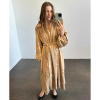 Sissel Edelbo, Mila Dress, Beige-Sissel Edelbo-Minlillebutik.dk