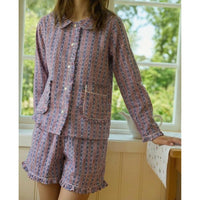 Sissel Edelbo, Nuvena Pyjamas Set, Blue Stripes-Sissel Edelbo-Minlillebutik.dk
