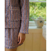 Sissel Edelbo, Nuvena Pyjamas Set, Blue Stripes-Sissel Edelbo-Minlillebutik.dk