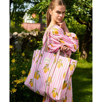 Sissel Edelbo, Pricilla Bag, Pink Lemons-Sissel Edelbo-Minlillebutik.dk