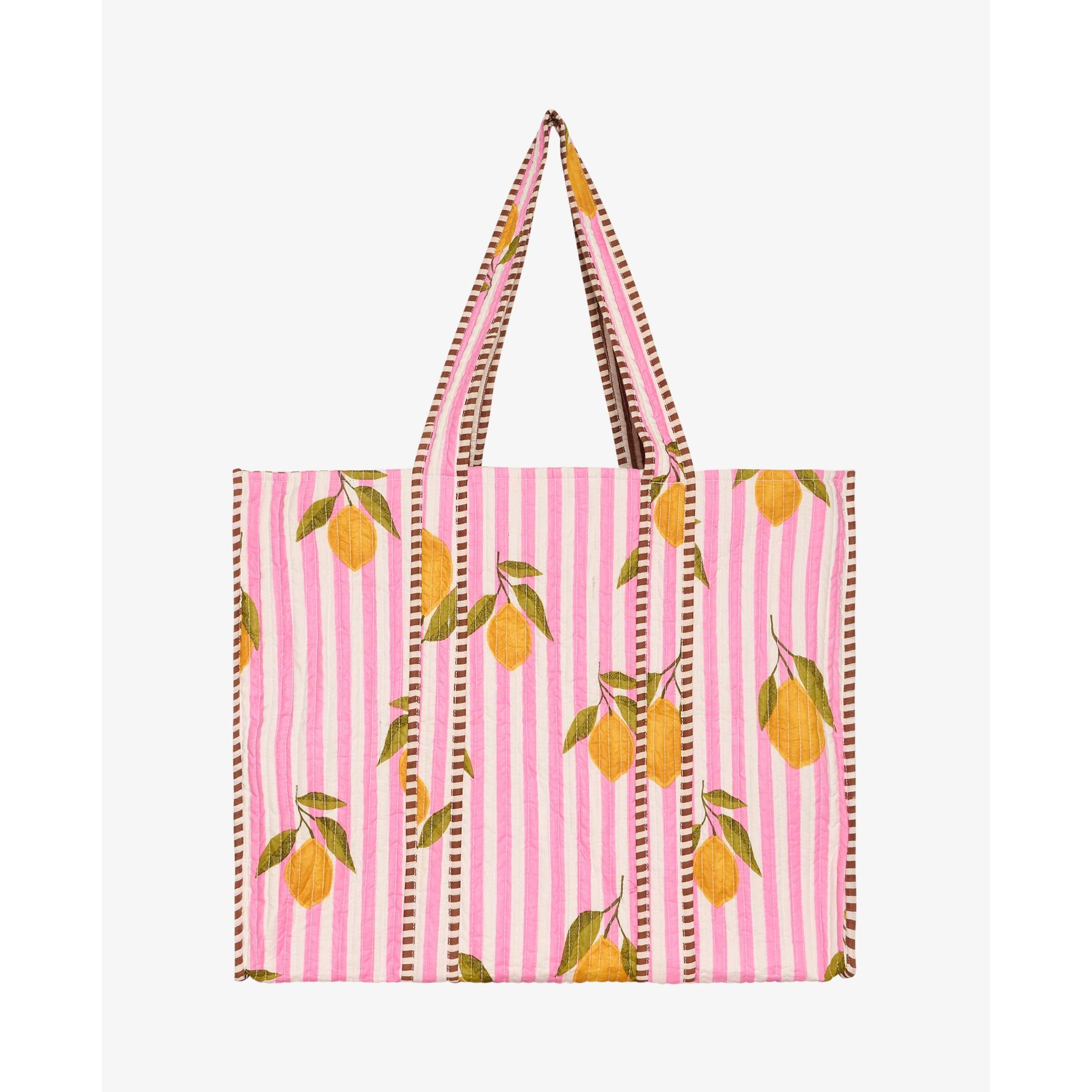 Sissel Edelbo, Pricilla Bag, Pink Lemons-Sissel Edelbo-Minlillebutik.dk