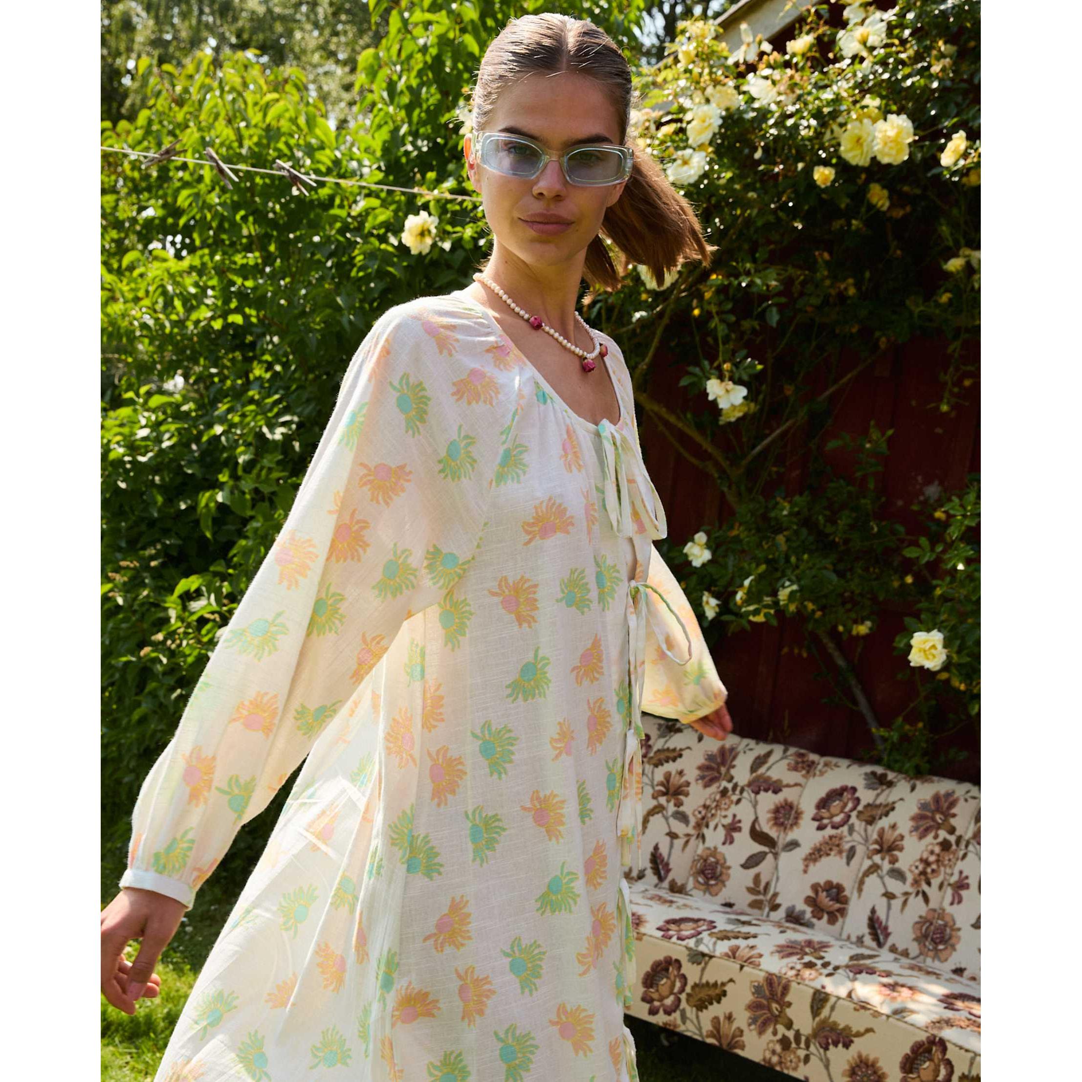 Sissel Edelbo, Stinne Dress, Pastel Sun-Sissel Edelbo-Minlillebutik.dk