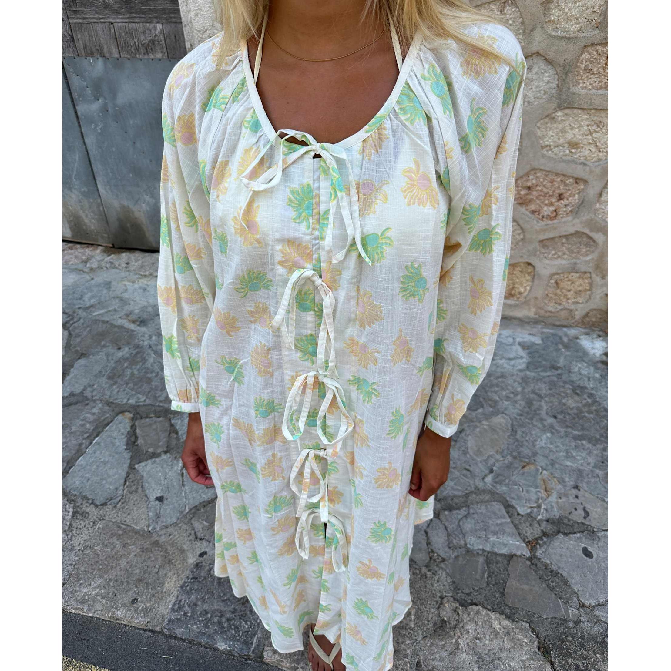 Sissel Edelbo, Stinne Dress, Pastel Sun-Sissel Edelbo-Minlillebutik.dk