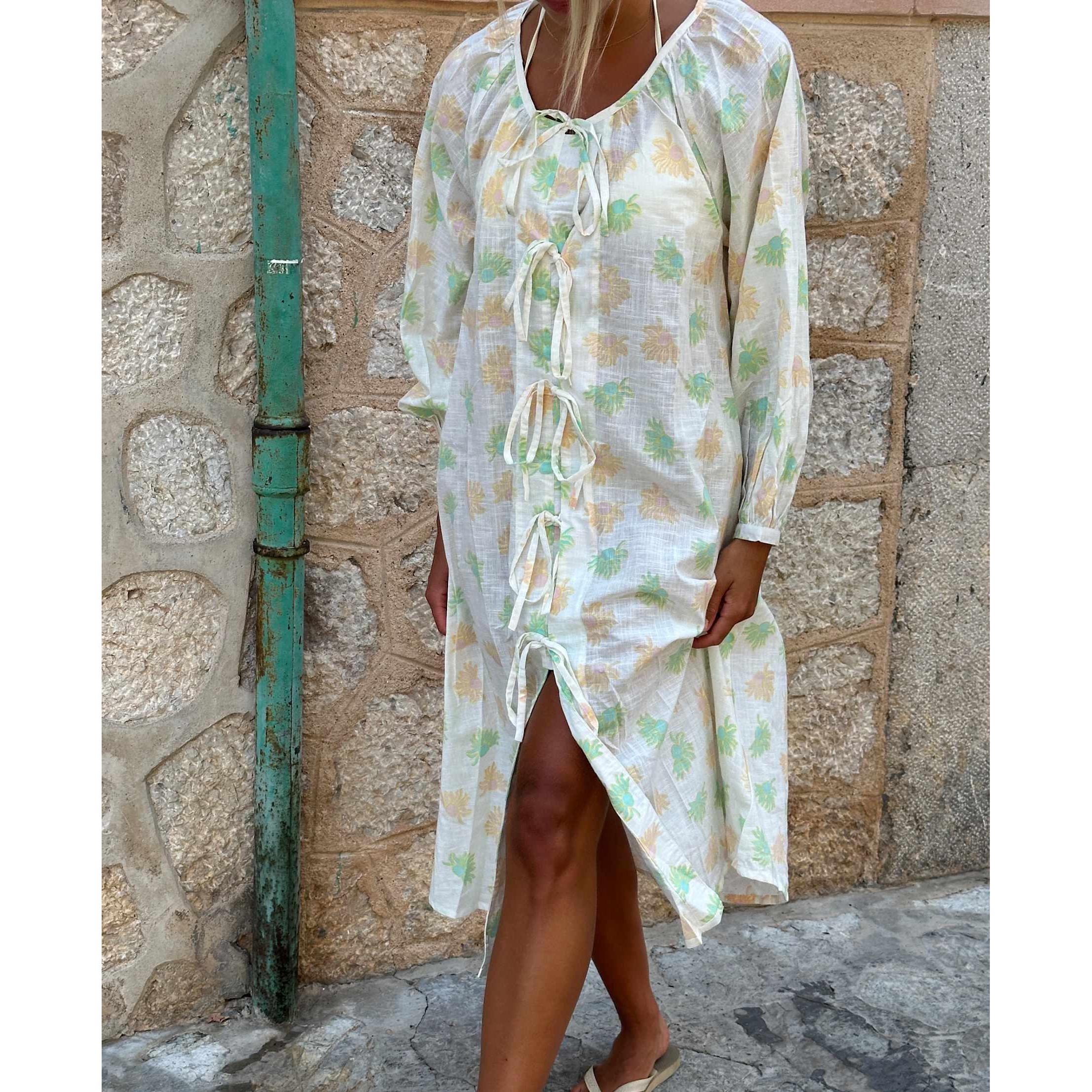 Sissel Edelbo, Stinne Dress, Pastel Sun-Sissel Edelbo-Minlillebutik.dk