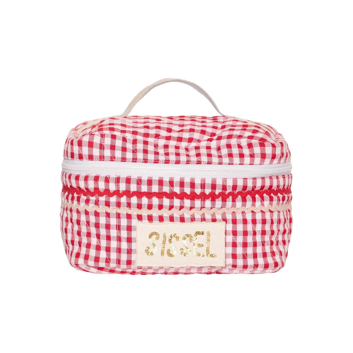 Sissel Edelbo, Sissel Bucket Bag, Red Checks-Sissel Edelbo-Minlillebutik.dk