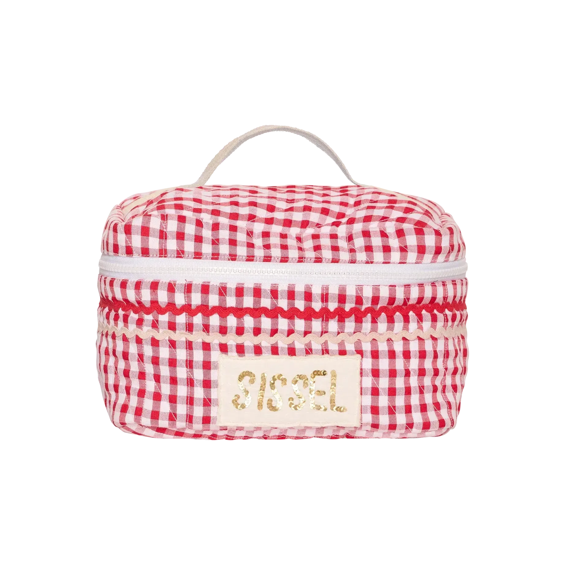 Sissel Edelbo, Sissel Bucket Bag, Red Checks-Sissel Edelbo-Minlillebutik.dk