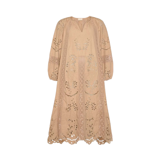 Sissel Edelbo, Mila Dress, Beige-Sissel Edelbo-Minlillebutik.dk