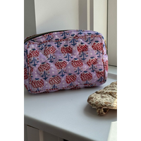 Sissel Edelbo, Julie Cosmetic Bag, Purple Flower