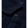 Anerkjendt, AKSigurd Boiled Wool overshirt, Sky captain