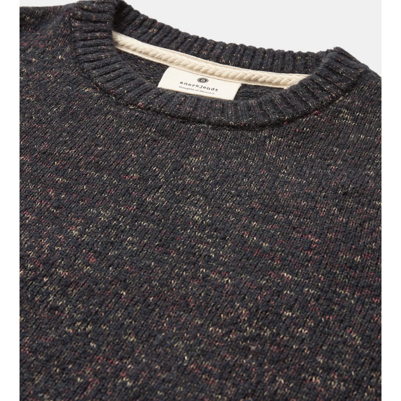 Anerkjendt, AKsune Space Yarn Crew Neck, Forest Night