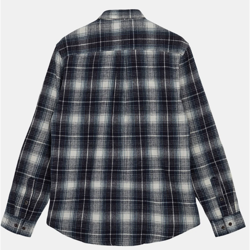 Anerkjendt, Leif Flannel Check Shirt, Sky Captain