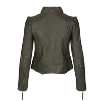 MDK, Rucy Leather Jacket, Bungee Cord-Minlillebutik-Minlillebutik.dk