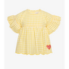 Sissel Edelbo, Charlene MINI Top, Yellow Checks-Minlillebutik-Minlillebutik.dk