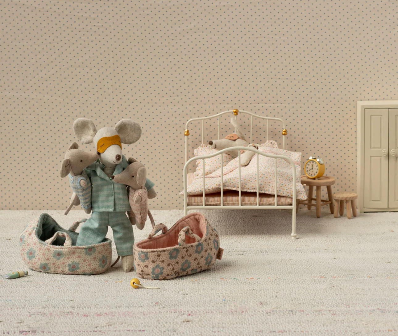Maileg, Babymus i babylift, Rosa
