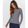 Nümph, Nusidanu highneck pullover wo frill, Medium grey mel