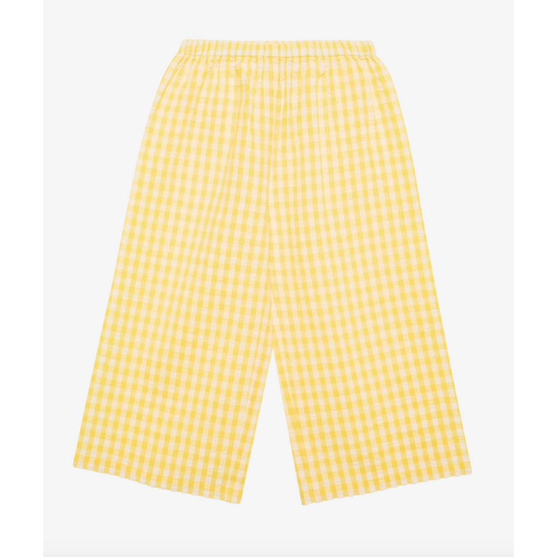 Sissel Edelbo, Saxo MINI Pants, Yellow Checks-Minlillebutik-Minlillebutik.dk