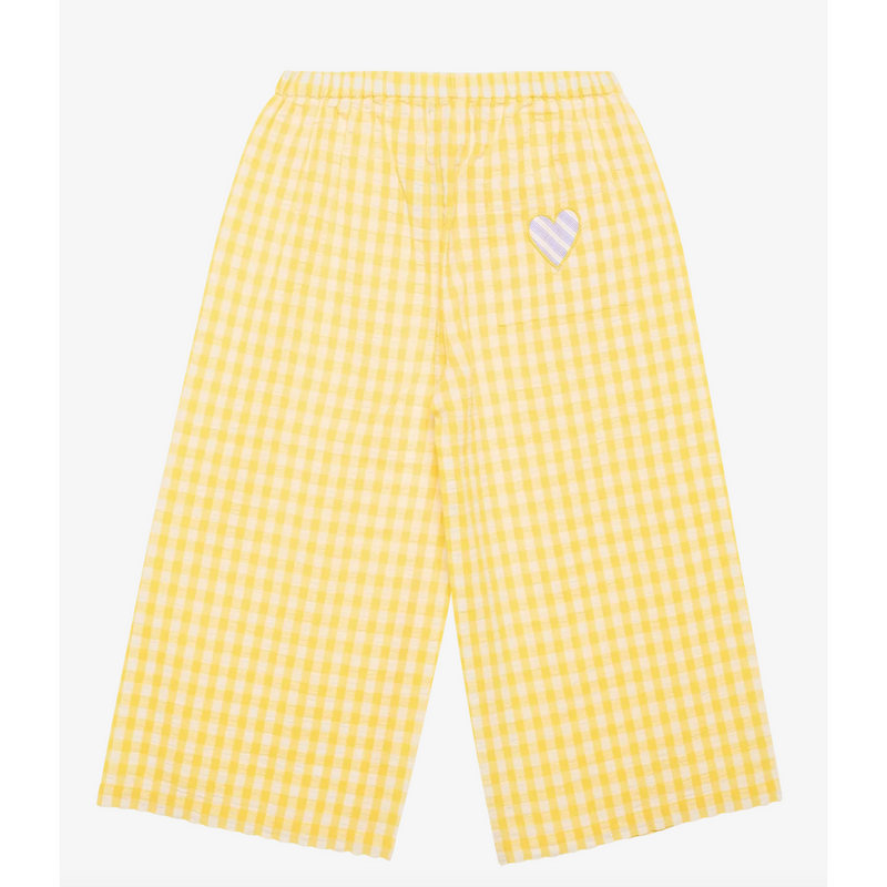 Sissel Edelbo, Saxo MINI Pants, Yellow Checks-Minlillebutik-Minlillebutik.dk