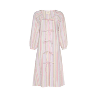 Sissel Edelbo, Stinne Dress, Pastel Stripes-Sissel Edelbo-Minlillebutik.dk