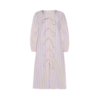 Sissel Edelbo, Stinne Dress, Multi Stripes-Sissel Edelbo-Minlillebutik.dk