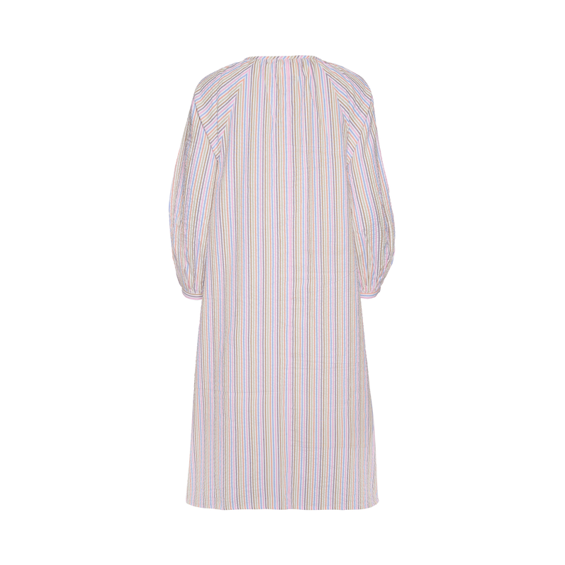 Sissel Edelbo, Stinne Dress, Multi Stripes-Sissel Edelbo-Minlillebutik.dk