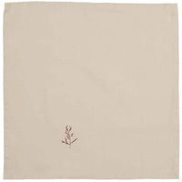 Ib Laursen, Stofserviet, Tradition m/mistelten hørfarvet-Ib Laursen-Minlillebutik.dk