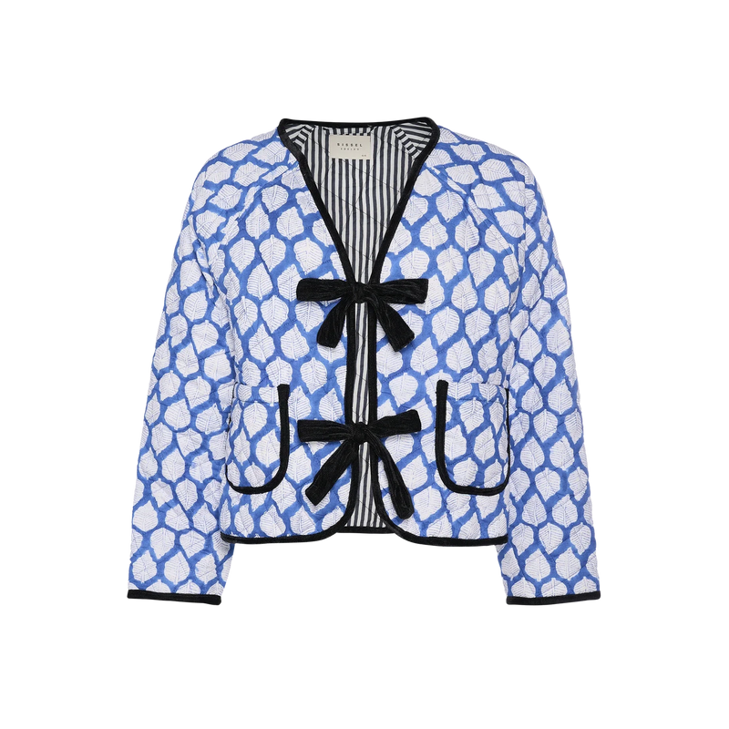 Sissel Edelbo, Suvanna Jacket, Blue Leaves