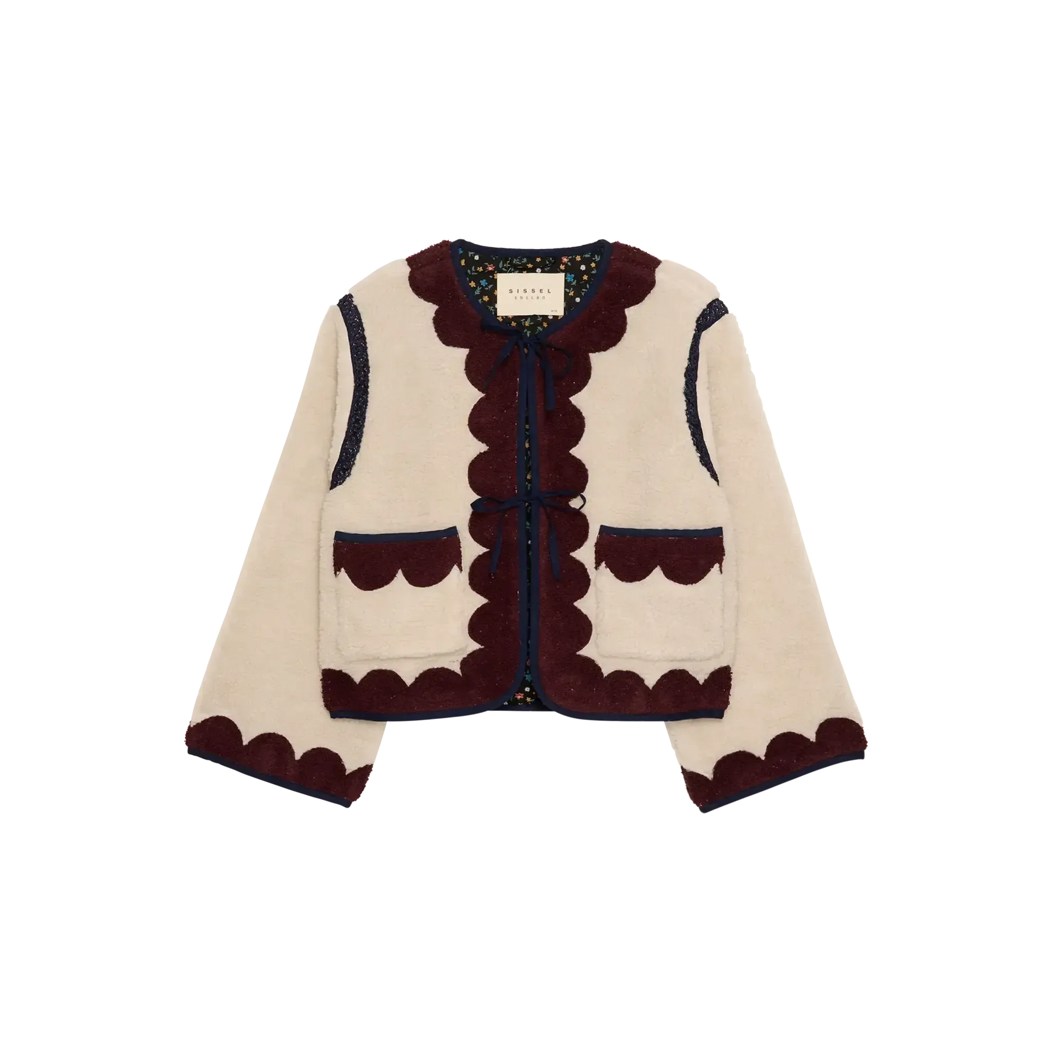 Sissel Edelbo, Tamara Jacket, Off White, Suzan Embroidery-Sissel Edelbo-Minlillebutik.dk