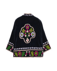 Sissel Edelbo, Timothy Jacket, Leftover Fabric, Almost Black, ONESIZE