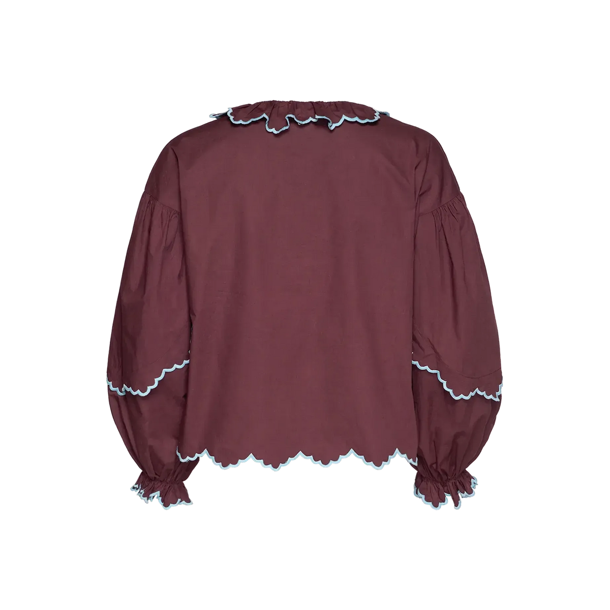 Sissel Edelbo, Tone Shirt, Wine-Sissel Edelbo-Minlillebutik.dk