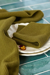 Ib Laursen, Karklud Mynte autumn green strikket, 6351-31