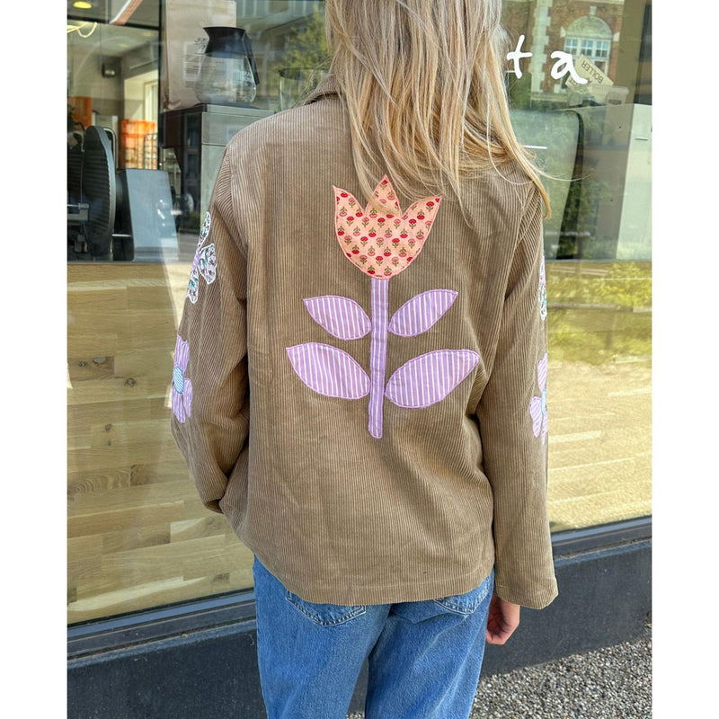 Sissel Edelbo, Twiggy Jacket, Sand-Sissel Edelbo-Minlillebutik.dk