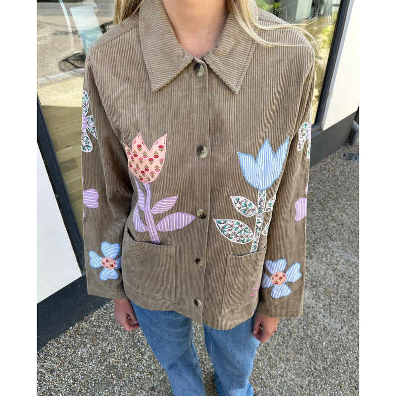 Sissel Edelbo, Twiggy Jacket, Sand-Sissel Edelbo-Minlillebutik.dk