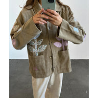 Sissel Edelbo, Twiggy Jacket, Sand-Sissel Edelbo-Minlillebutik.dk