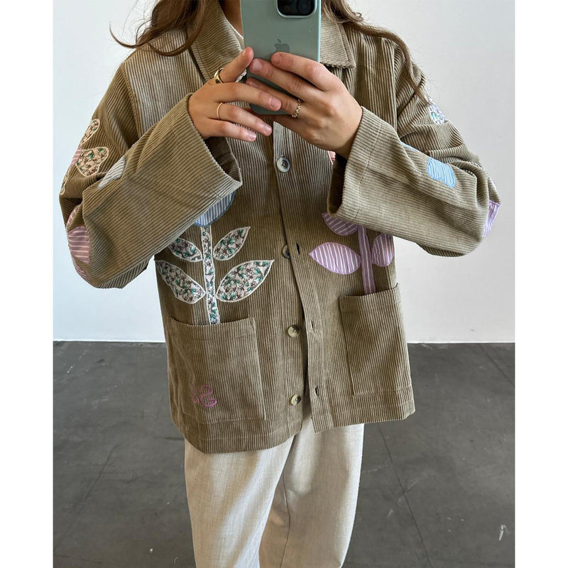 Sissel Edelbo, Twiggy Jacket, Sand-Sissel Edelbo-Minlillebutik.dk