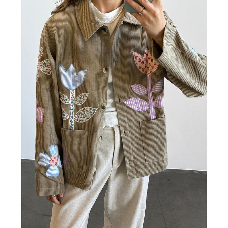 Sissel Edelbo, Twiggy Jacket, Sand-Sissel Edelbo-Minlillebutik.dk