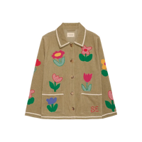 Sissel Edelbo, Twiggy Jacket, Leftover Fabric Tulip-Sissel Edelbo-Minlillebutik.dk