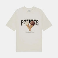 Pockies, UM Icecream Tee, O/W White-Pockies-Minlillebutik.dk